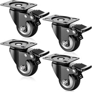 Pneumatici di supporto con freno - versione pesante - set da 4 - 50 mm