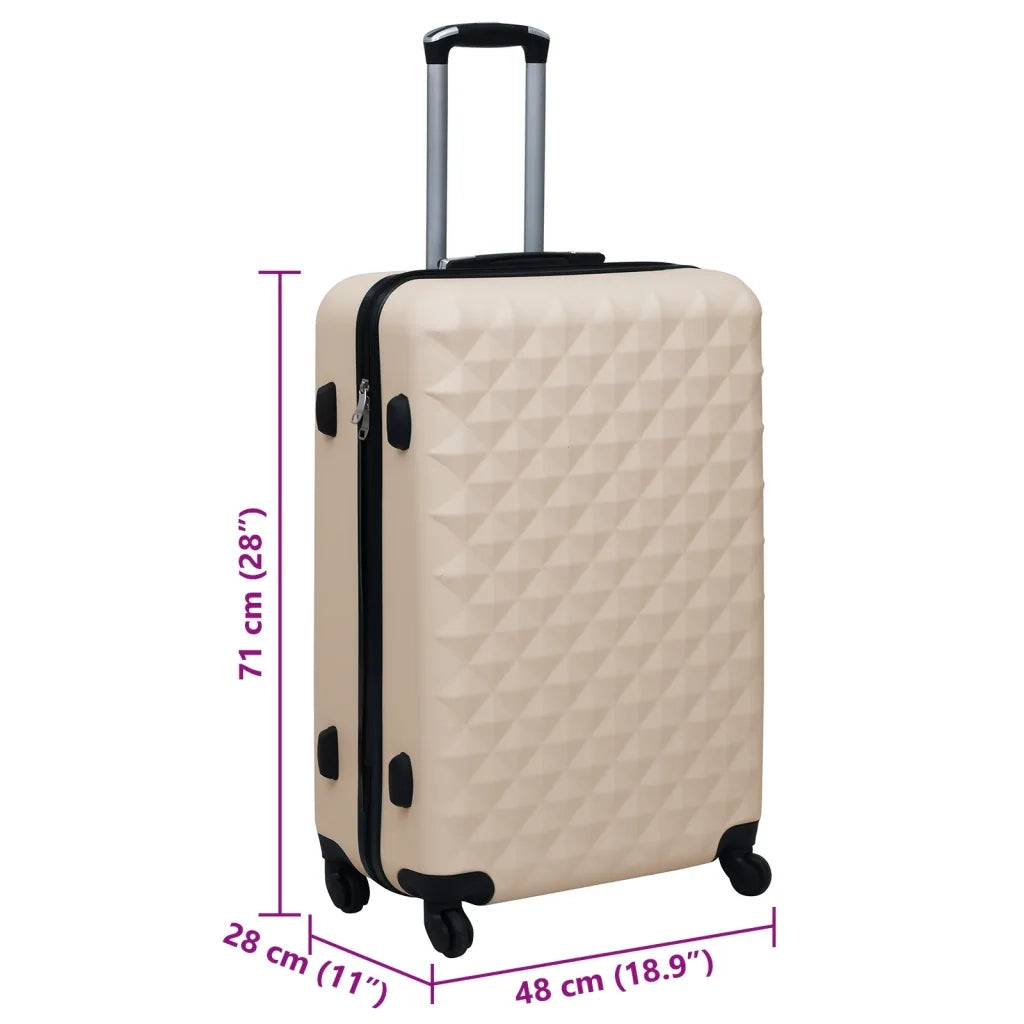 Trolley a Custodia Rigida Oro in ABS CFW6508069