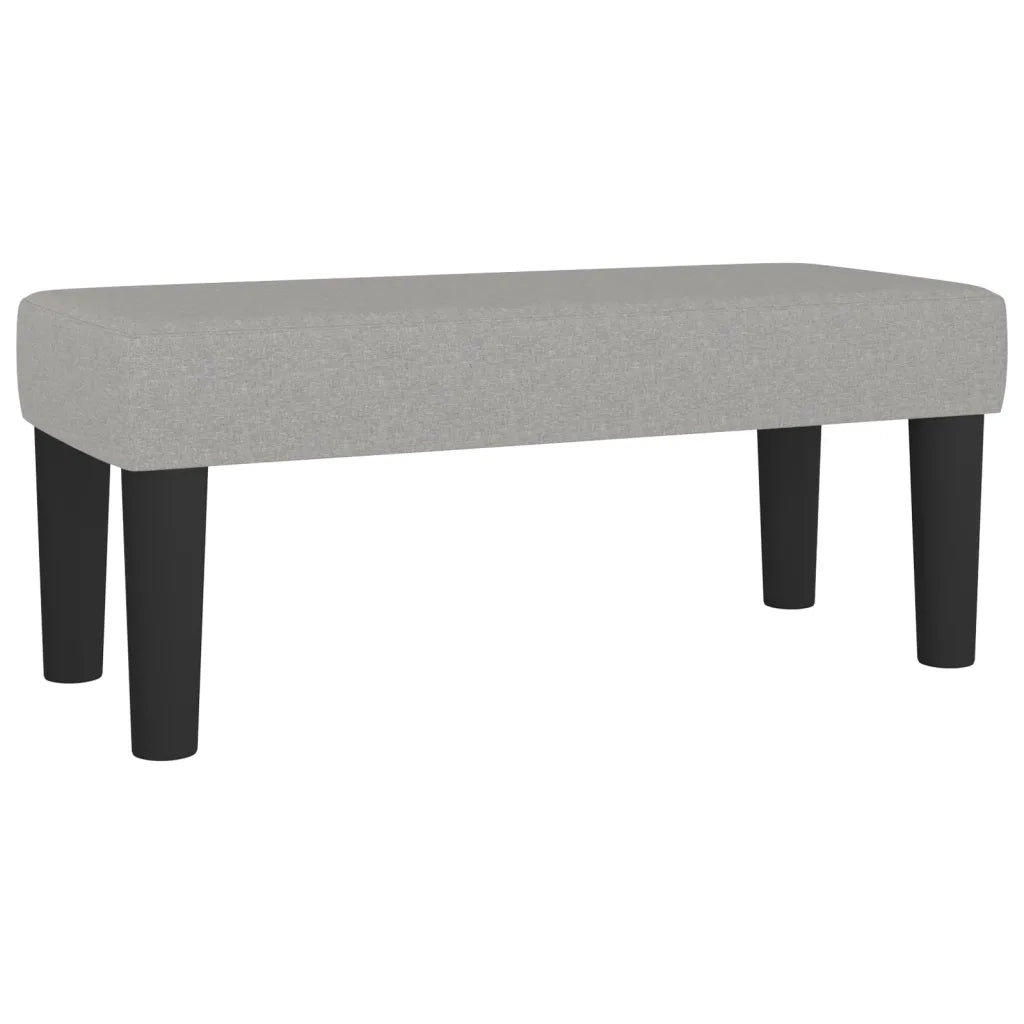 Giroletto a Molle con Materasso Grigio Chiaro 120x200cm Tessuto 3136661