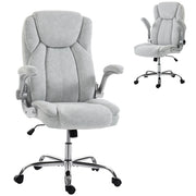 Sedia da Ufficio Ergonomica con Schienale Alto ¨C zephmum ¨C Braccioli Regolabili, Altezza Aggiustabile, Colore Crema