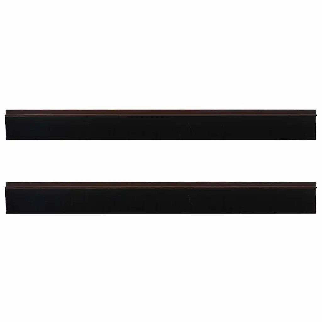 Spazzole per porte autoadesive 2 pz Marrone 100 cm CFW8154690