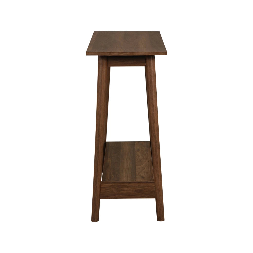 Consolle scandinava effetto legno di noce, 110cm, marrone