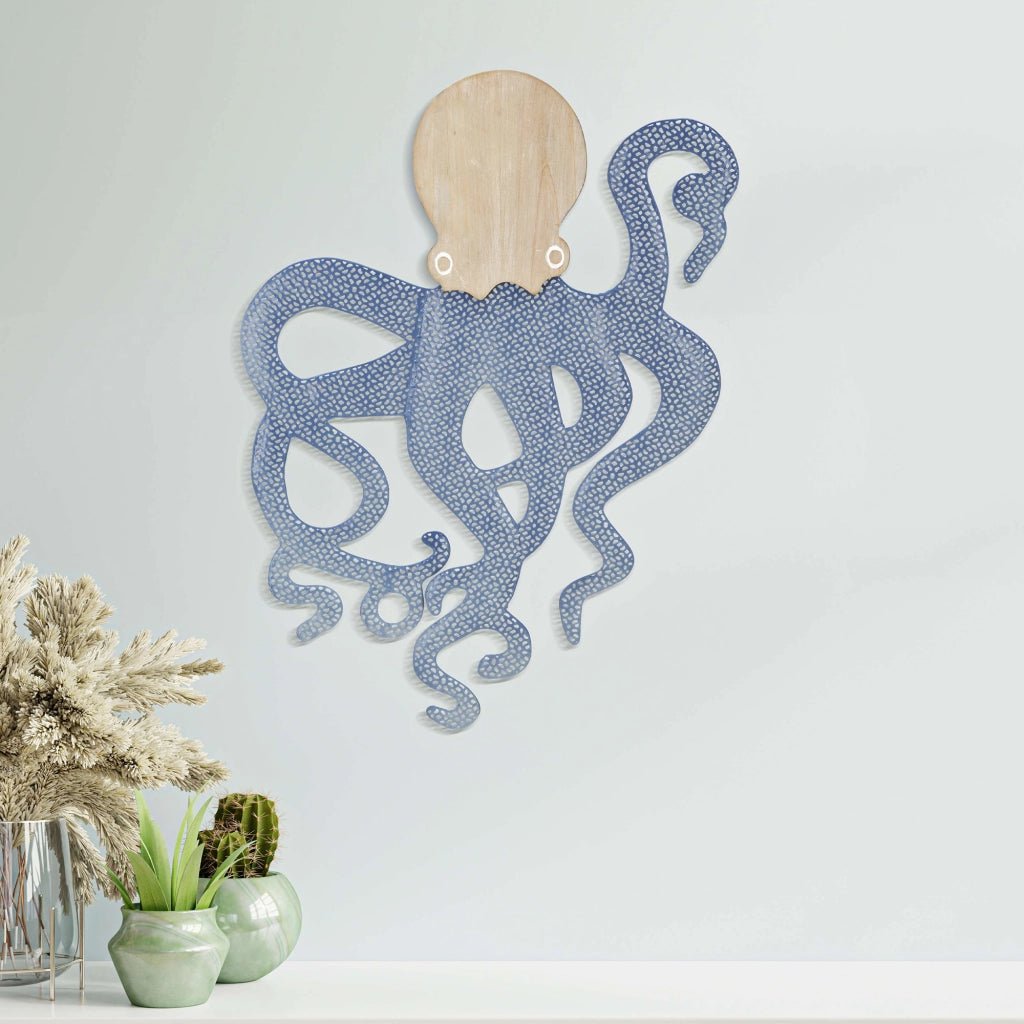 Gildo, Quadro Materiale Struttura in Metallo, 41x57h cm blu