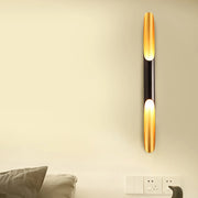 Applique moderno LED G9 lampada luminosa parete muro doppio fascio luce interni soggiorno ufficio 230V COLORE NERO