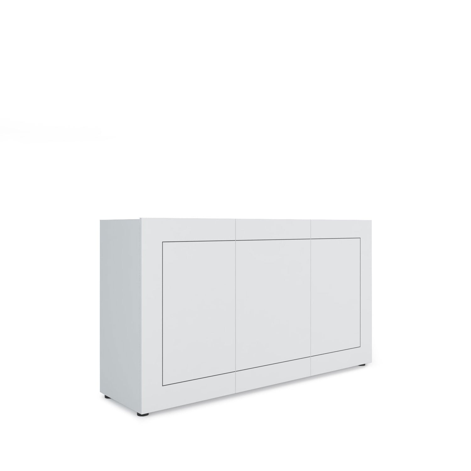 Madia 3 Ante 150x40x83,5 cm Elios Bianco Lucido