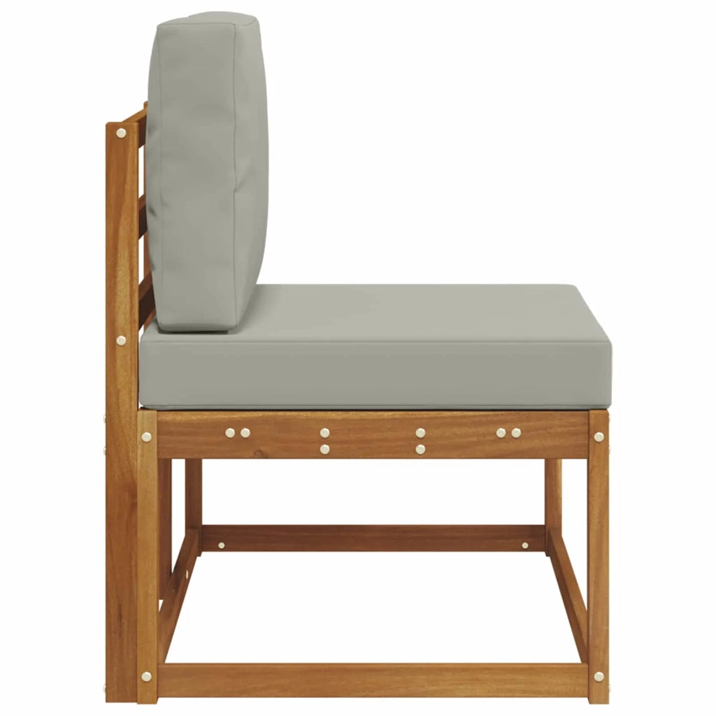 Divano da Esterno con cuscino-Divano da Giardino Naturale 91 x 63 x 73 cm 727431