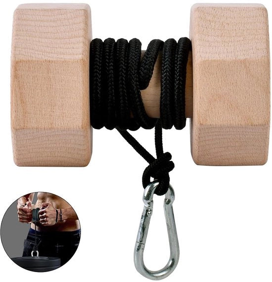 Allenamento braccio inferiore in legno - Allenamento di forza - 1 pezzo - Materiali naturali