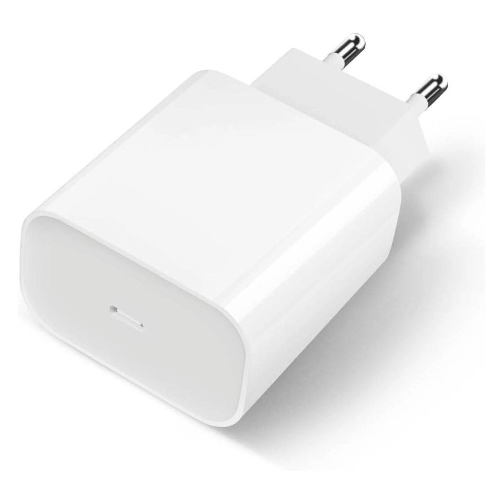 Trade Shop - Carica Batterie Rapido Usb Type C Da 20w Caricatore Smartphone Tablet Spina 220v -