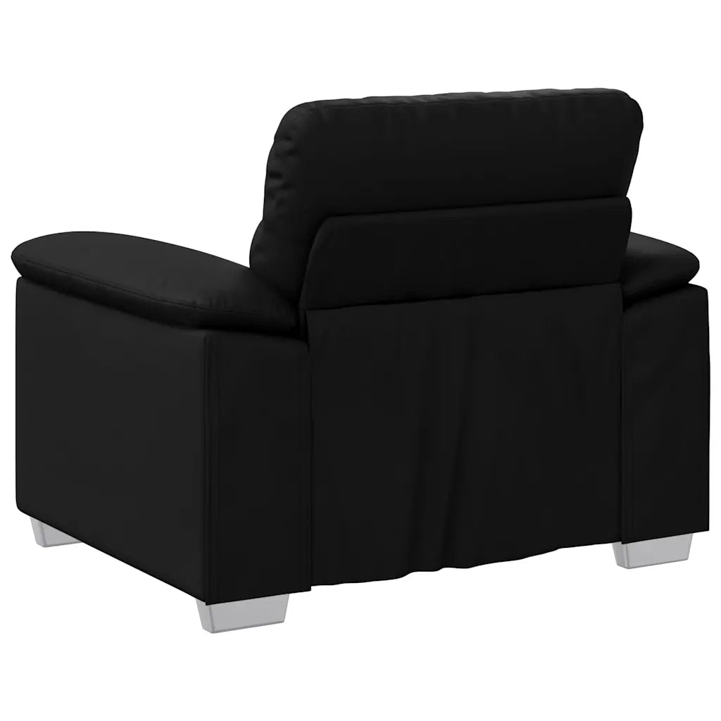 vidaXL Poltrona Nera 60 cm in Similpelle