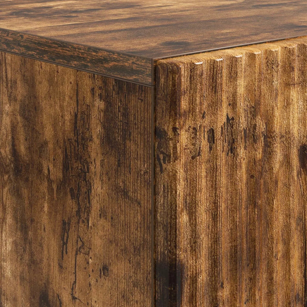 Mobile per scarpe ARNHEM 59,5 x 39,5 x 90 cm Rovere Fumo 896650