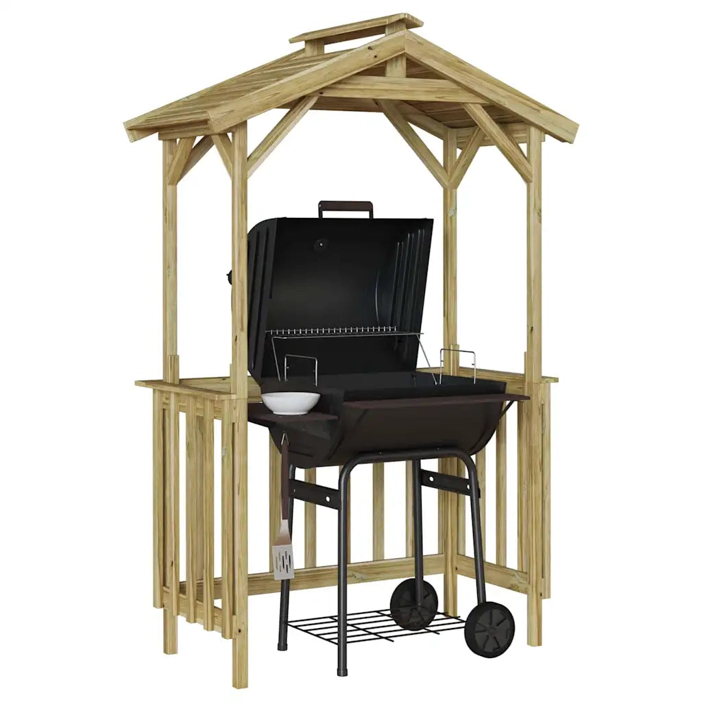 Casetta per barbecue Legno di pino impregnato