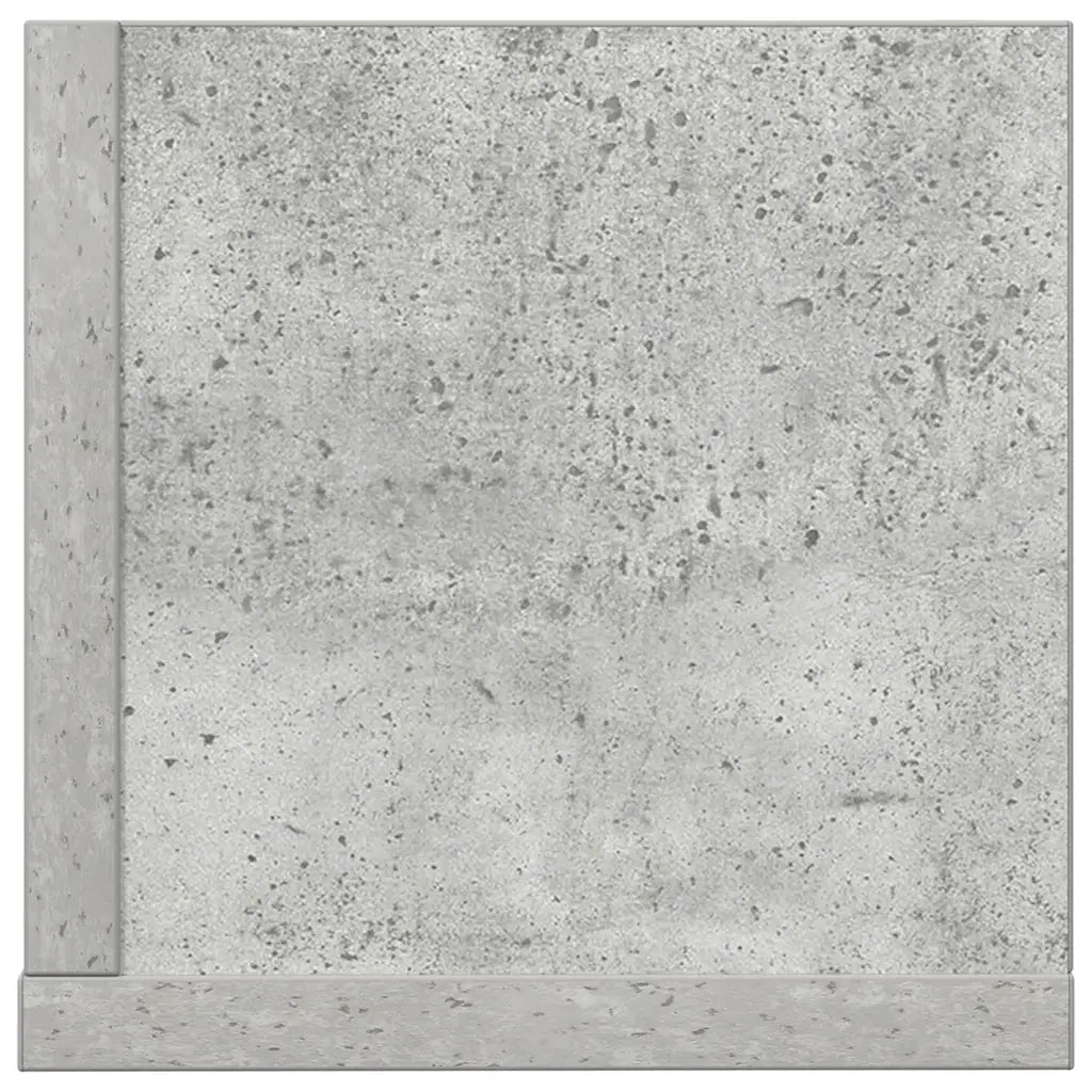 vidaXL Mensole a Muro 2pz Grigio Cemento 75x16,5x16,5 cm in Truciolato