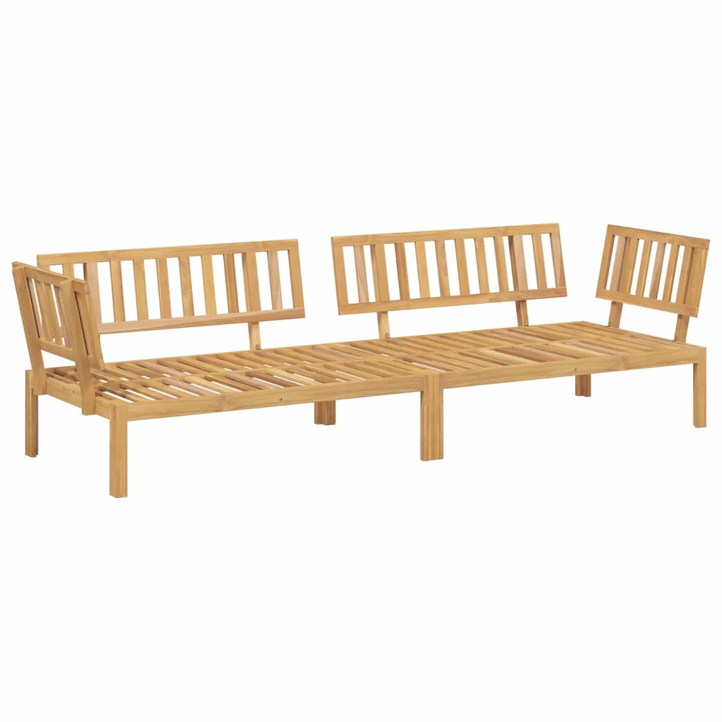 Set di divani con cuscino 2 pcs Talpa Legno di Acacia Massello 3418359