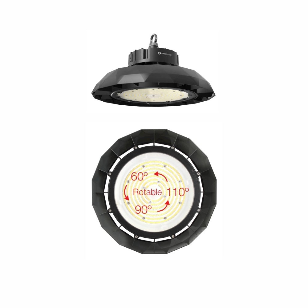 Lampada a LED industriale UFO LENS SWITCH 60W/80W/100W 100-260V