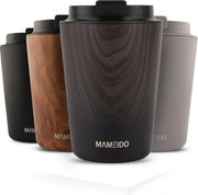 Tazza di caffè 350 ml, 470 ml e 700 ml, tazza di caffè compatta per la strada in acciaio inossidabile, isolata a doppia parete, impermeabile, tazza di caffè da portare via, calda per caffè e tè (capacità 0,35 l)