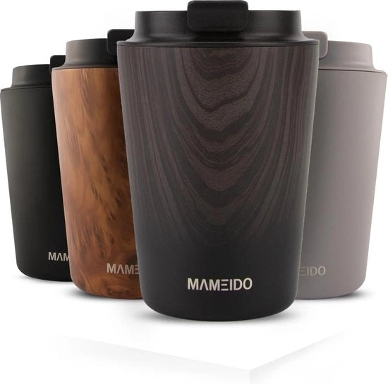 Tazza di caffè 350 ml, 470 ml e 700 ml, tazza di caffè compatta per la strada in acciaio inossidabile, isolata a doppia parete, impermeabile, tazza di caffè da portare via, calda per caffè e tè (capacità 0,35 l)