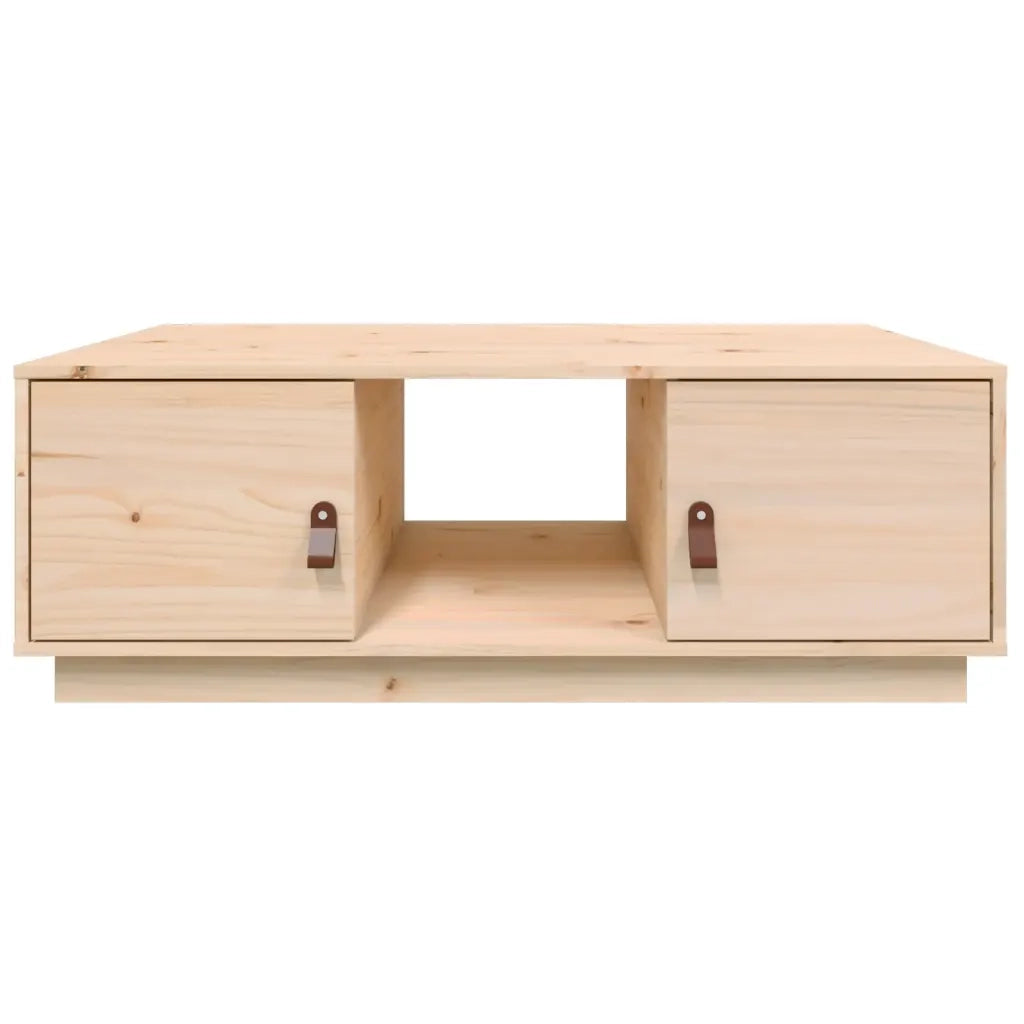 Tavolino da Salotto 100x50x35 cm in Legno Massello di Pino