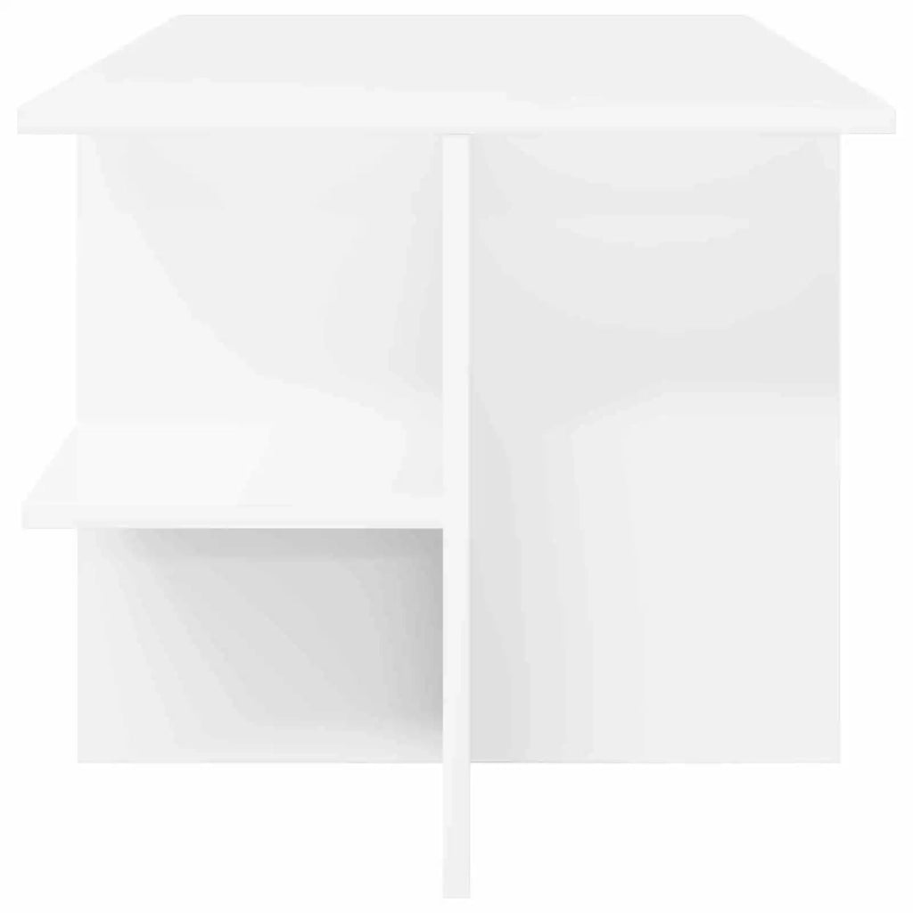 Tavolino da salotto Bianco 87 x 50 x 45 cm Legno ingegnerizzato