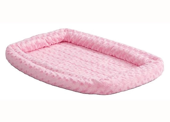 Cuscino per Animali Modello 40318-PS, 45 cm, Cuscino a Felpa per Cani e Gatti, Comodo Cuscino, Ideale per Razze "Mini", Adatto per sedile 45 cm, Resistente a Lavatrice e Asciugatrice, Rosa
