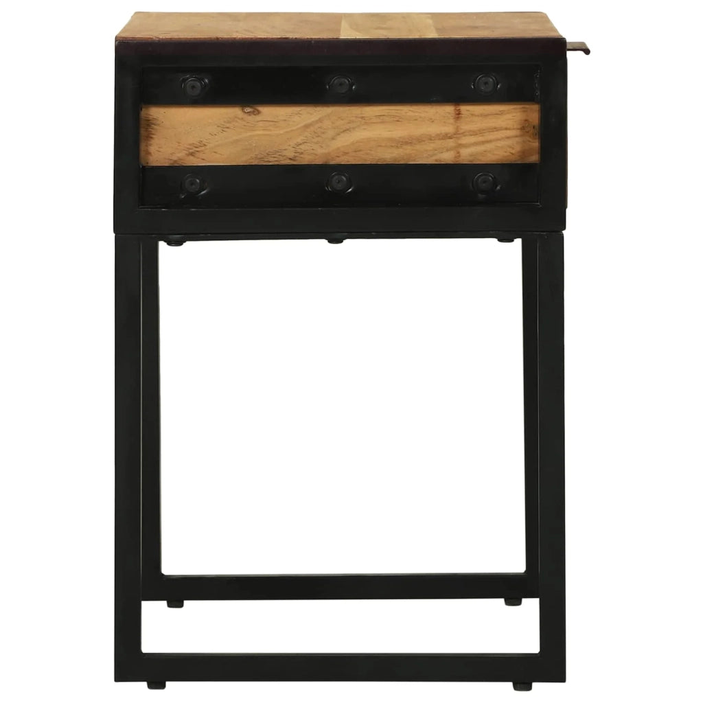 Comodino | Armadio da Notte | Mobiletto da notte con cassetto Marrone 40 x 35 x 50 cm