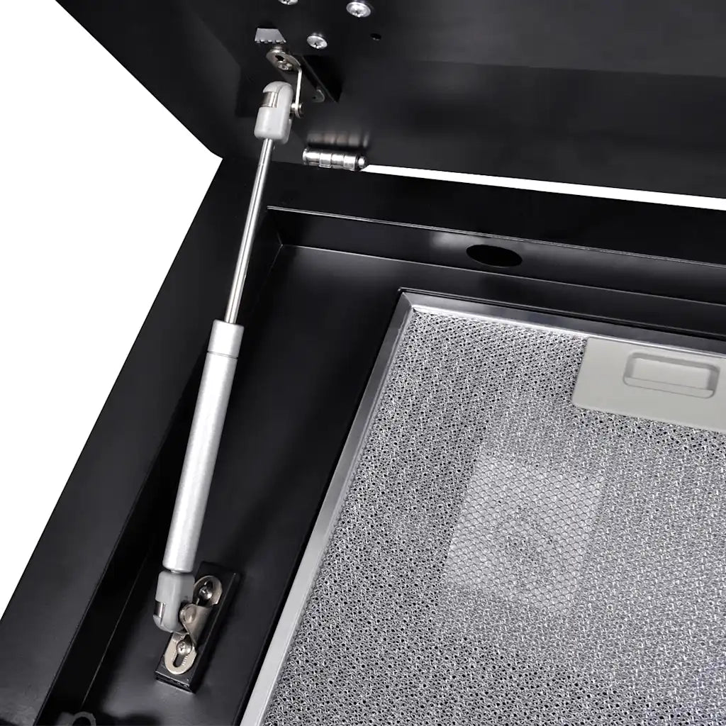 Cappa in Vetro Temperato con Display 600 mm Nera 241215