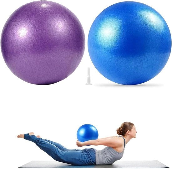 Due Yoga Pilates Ball - 25 cm - Esercizi per addominali e spalle esercizi di equilibrio