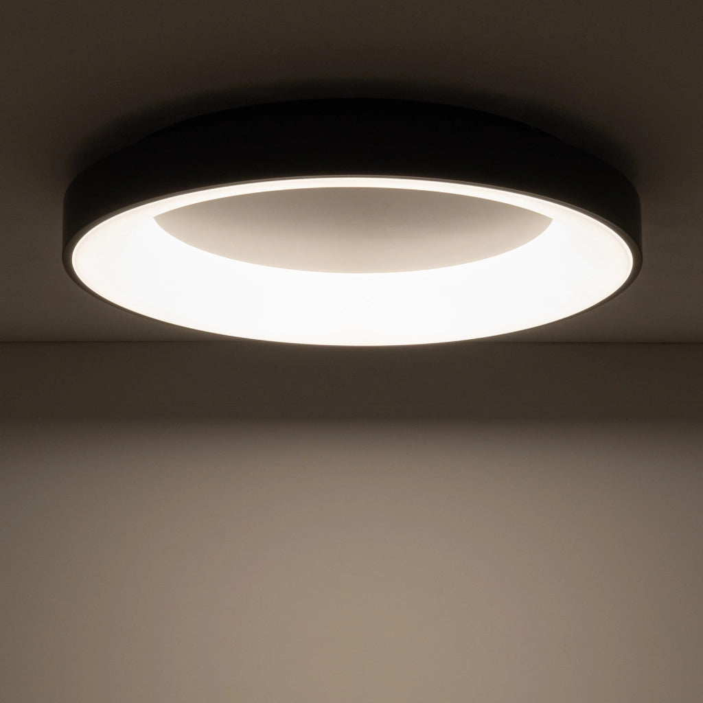 Plafoniera LED tonda Ø60 60W 3000K nero Nowodvorski
