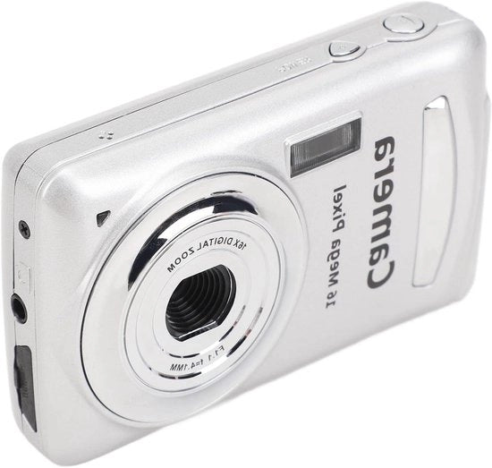 Macchina Fotografica Point and Shoot a Retro Design - 16MP, Schermo LCD 24 pollici, Registrazione Video 1080P, Carta di Memoria da 32GB - Ideale per Ragazzi, Ragazze, Seniores
