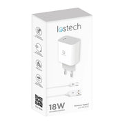Caricabatteria Smartphone Rapido Ls N Lostech Bianco 220 V 100 cm 3 Pezzi