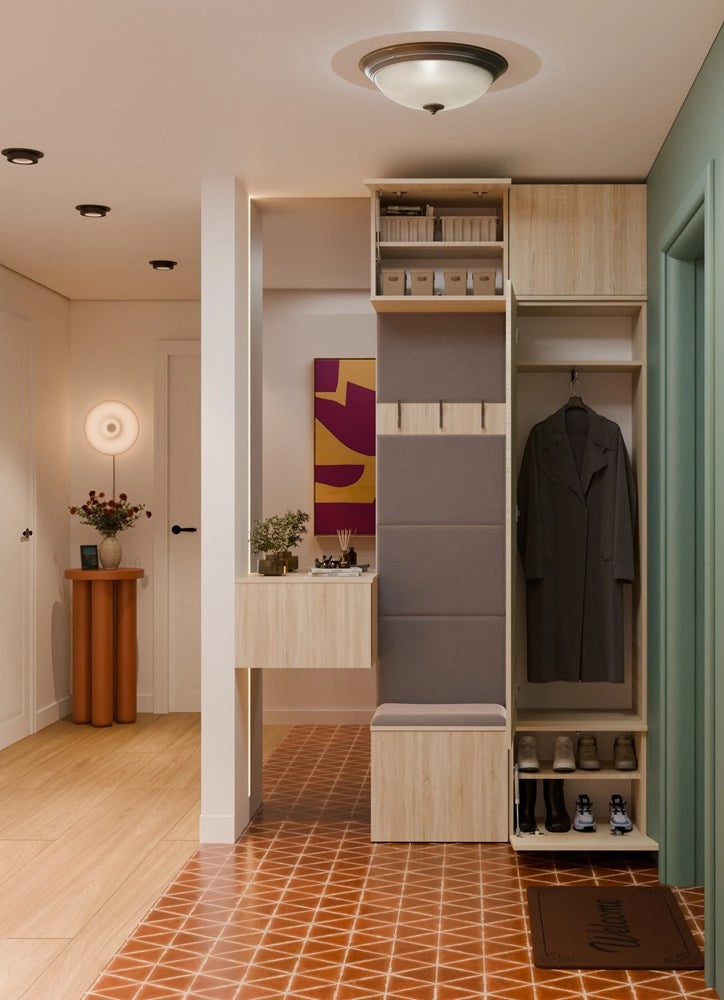 Guardaroba armadio + appendiabiti HAGA II/1sz1w rovere sonoma