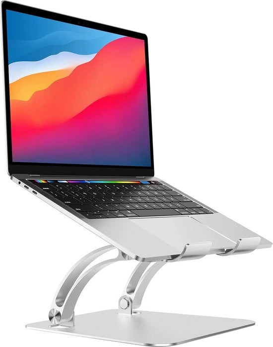 Sostegno per laptop per scrivania con regolazione di altezza - elevatore ergonomico per laptop in alluminio - compatibile con MacBook Air Pro Dell XPS Samsung - 10-16 pollici Sostegno per laptop
