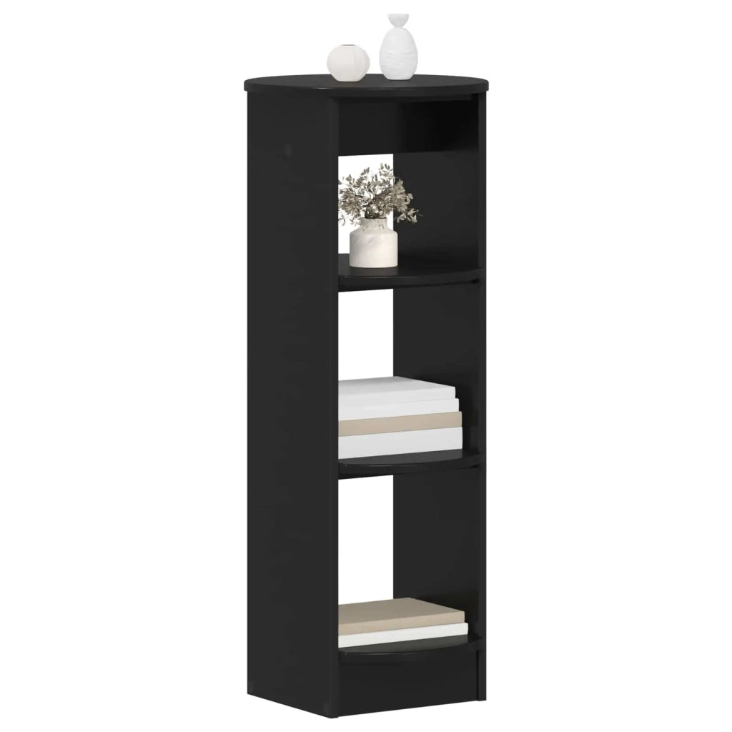 Mobile laterale Nero 40 x 40 x 100 cm Legno ingegnerizzato