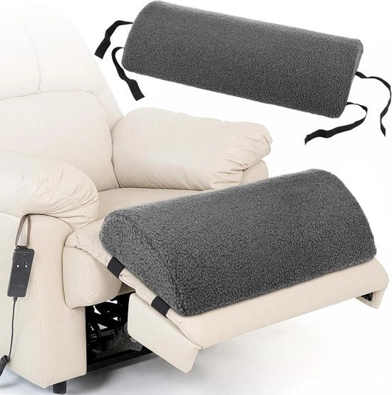 Cuscino a forma di mezzaluna grande per gambe, ginocchia, schiena e testa, cuscino di sostegno per la schiena per dormire a letto, comfort per polpacci e piedi mezza rotazione, copertura lavabile (grigio)