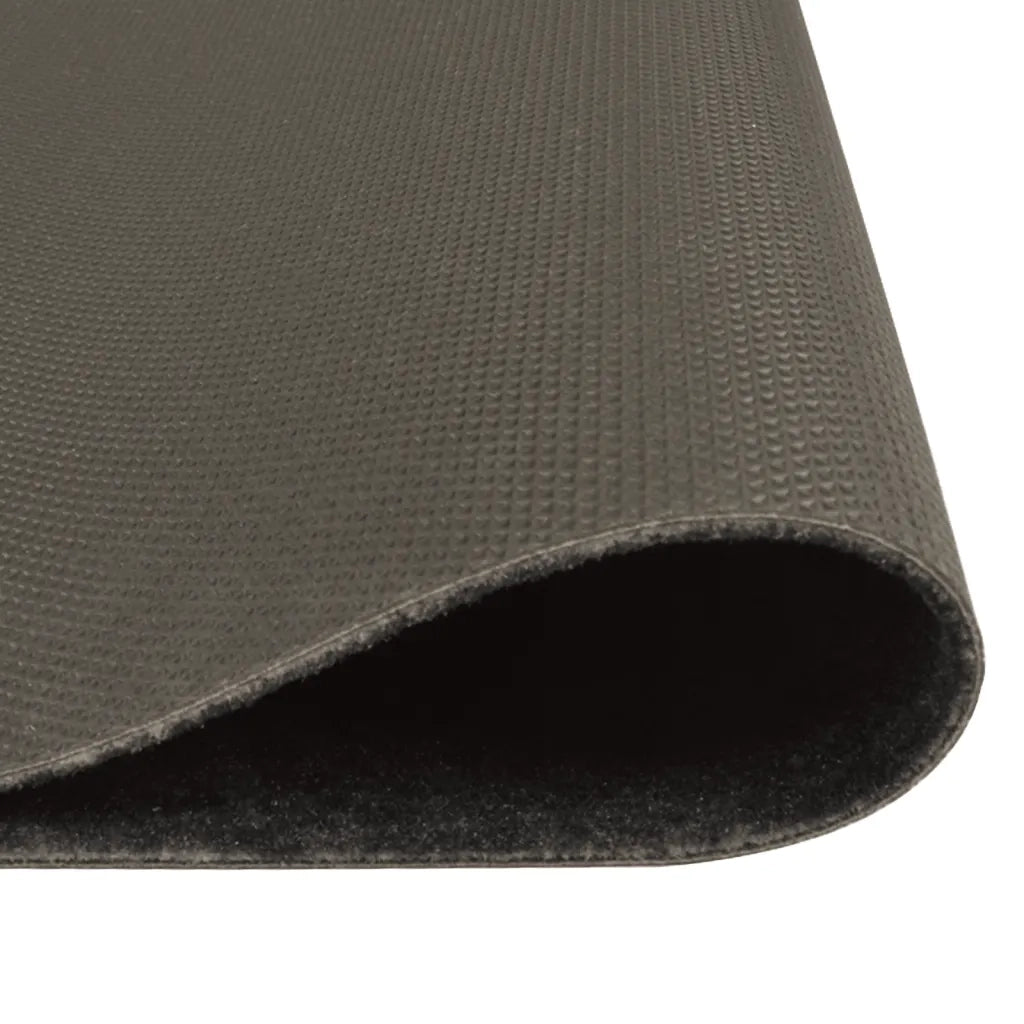 Tappeto da Cucina Lavabile Nero Cucinare 45x150 cm Velluto 136549