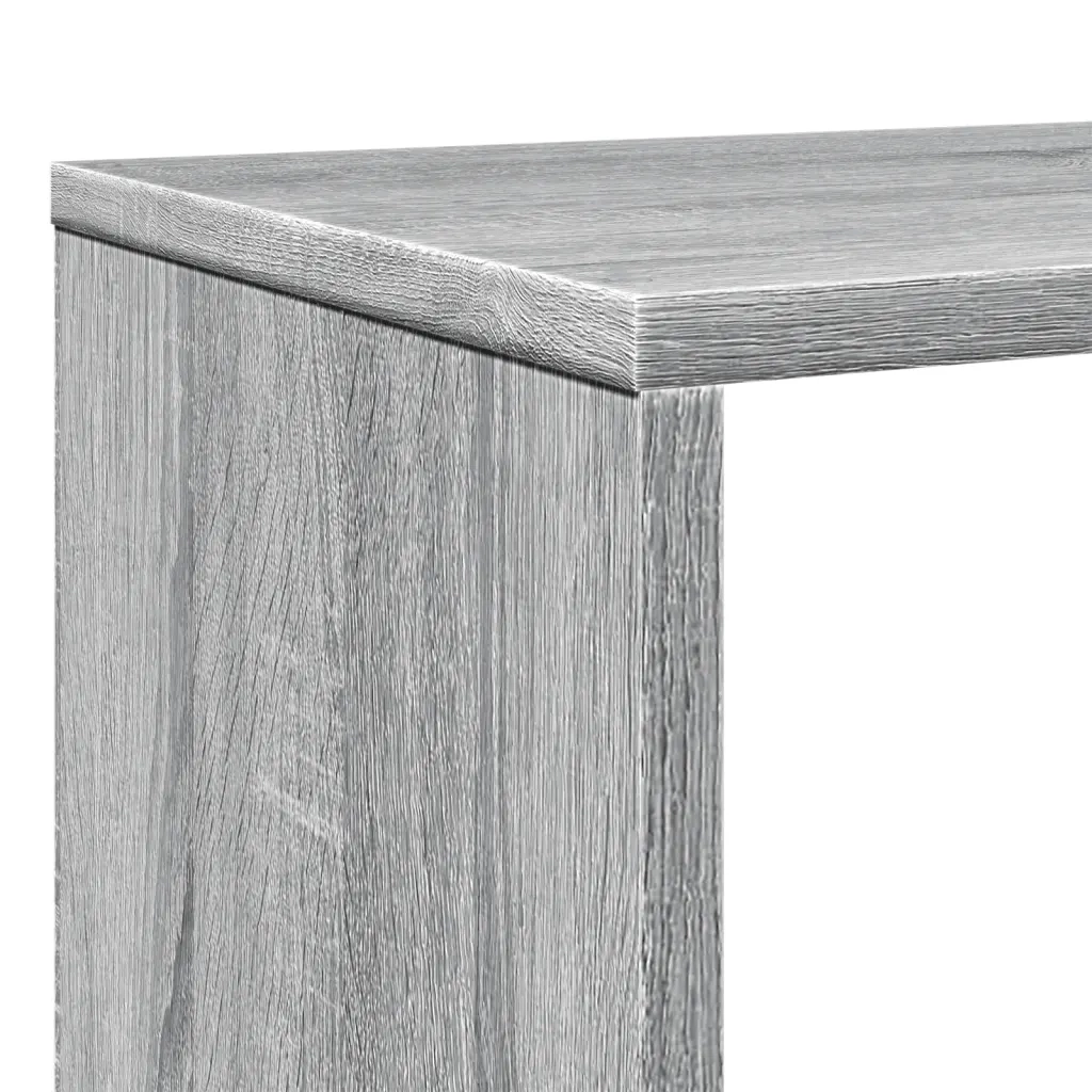 Libreria Grigio Sonoma 102x29x143 cm in Legno Multistrato 3310303