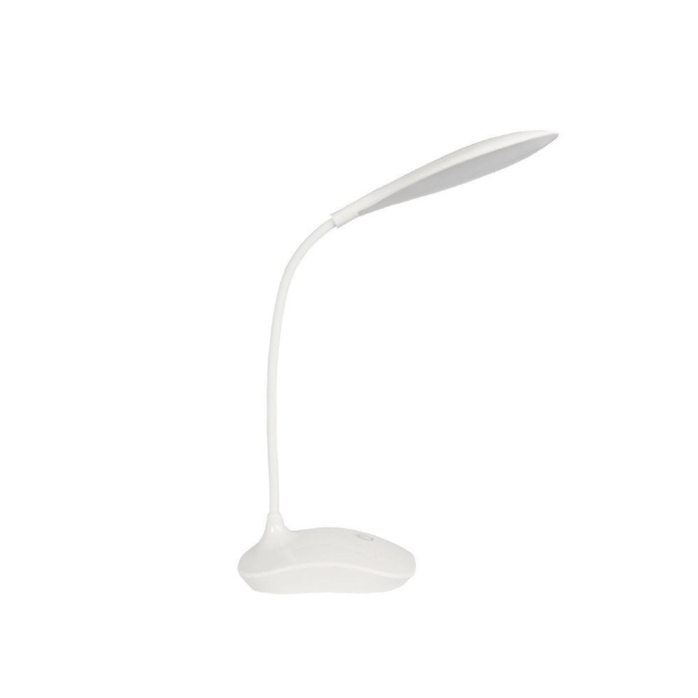 Trade Shop - Lampada Da Tavolo Led Usb Ricaricabile Dimmerabile Touch Design Moderno Dt-2102 -