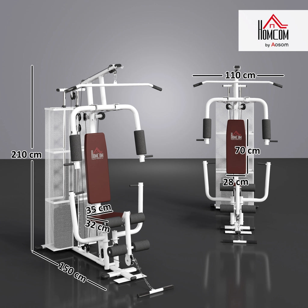 Stazione Fitness Multifunzione ¨C zephmum ¨C Bianco