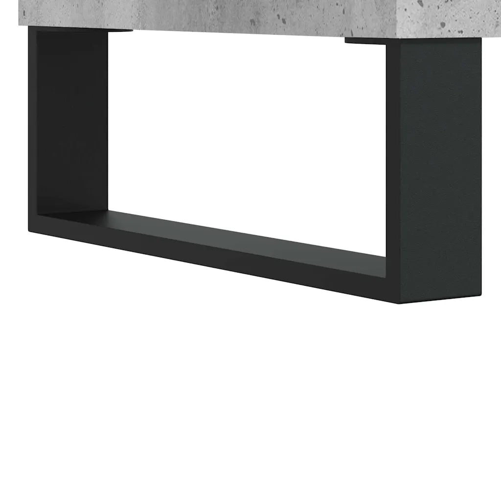 Credenza Grigio Cemento 69,5x34x180 cm in Legno Multistrato 3198365