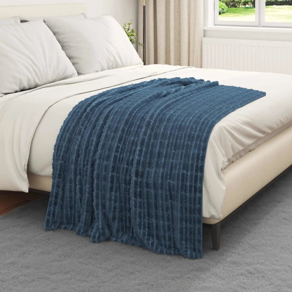 Coperta Blu navy 150 x 130 cm Panno