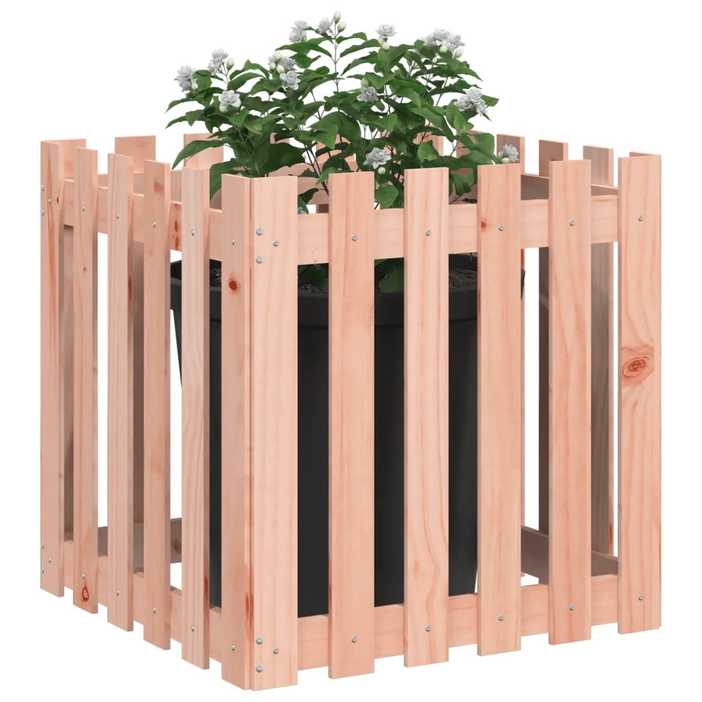 Fioriera Giardino Design Recinzione 60x60x60cm Massello Douglas 832460