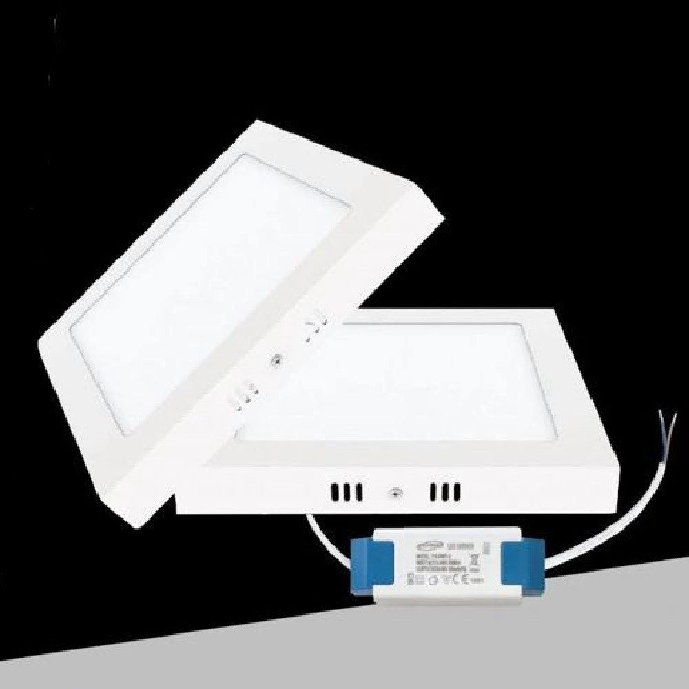 Trade Shop - Plafoniera Pannello Led 24 Watt Quadrato Cct Tre Colorazione Di Luce P300b-q3c -