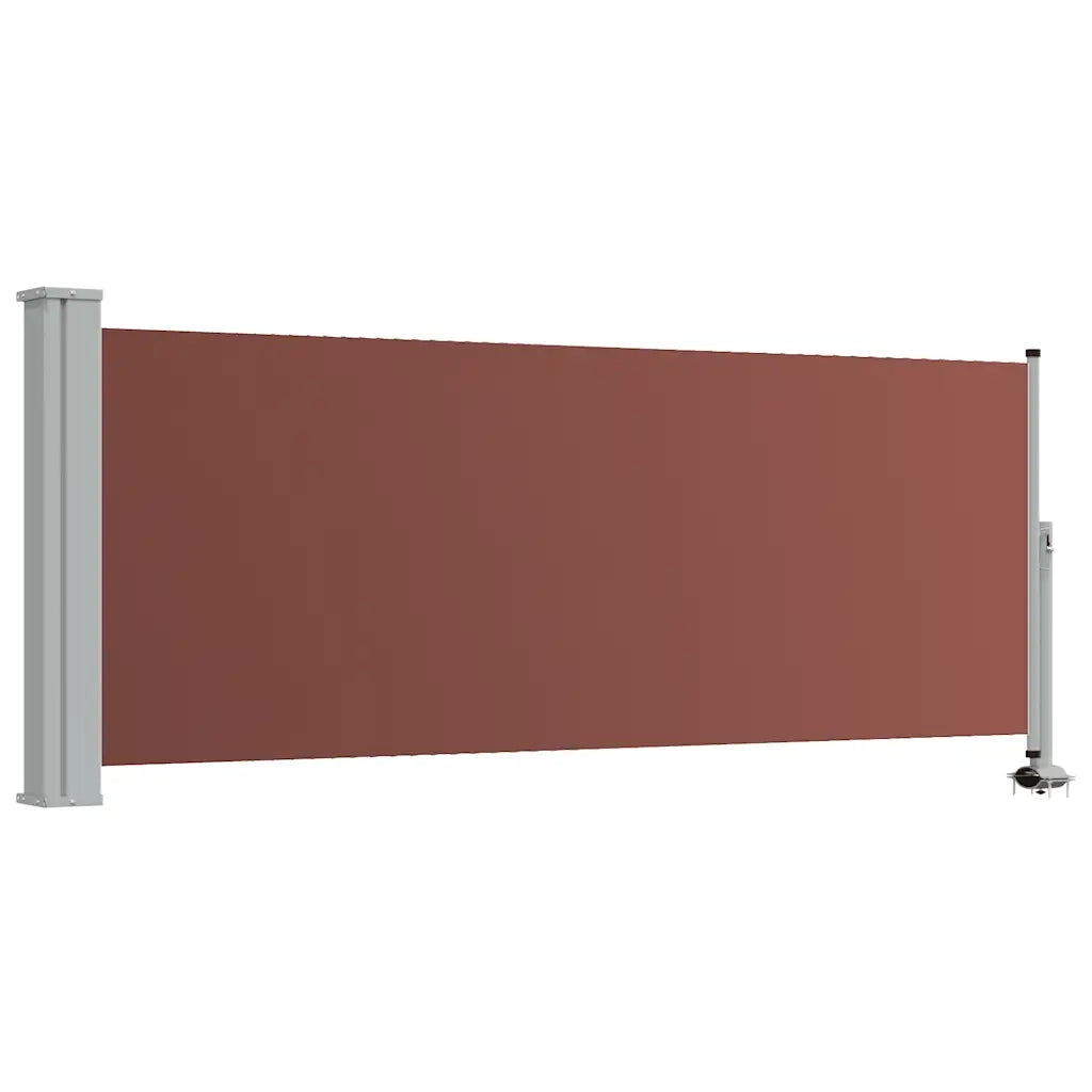 Tenda Laterale Retrattile per Patio 100x300 cm Marrone cod mxl 18336