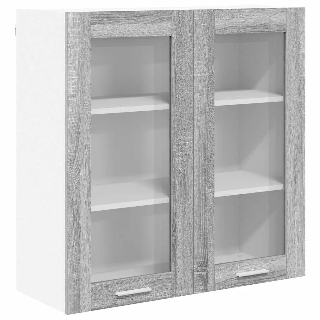 Armadio pensile Grigio Sonoma 80 x 31 x 80 cm Legno multistrato 884327