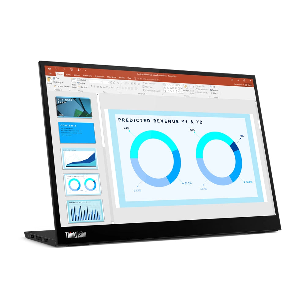 Lenovo thinkvision m14d led display 35,6 cm (14") 2240 x 1400 pixel 2.2k nero - 63AAUAT6WL