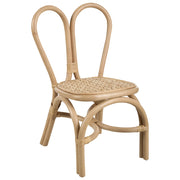 Sedia per bambini in rattan naturale Giardino Outdoor Indoor Boho Fatto a mano