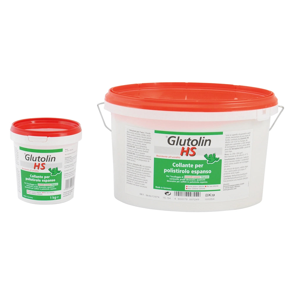 COLLANTE PER POLISTIROLO Glutolin HS - Kg. 1 barattolo  - TILLMANNS