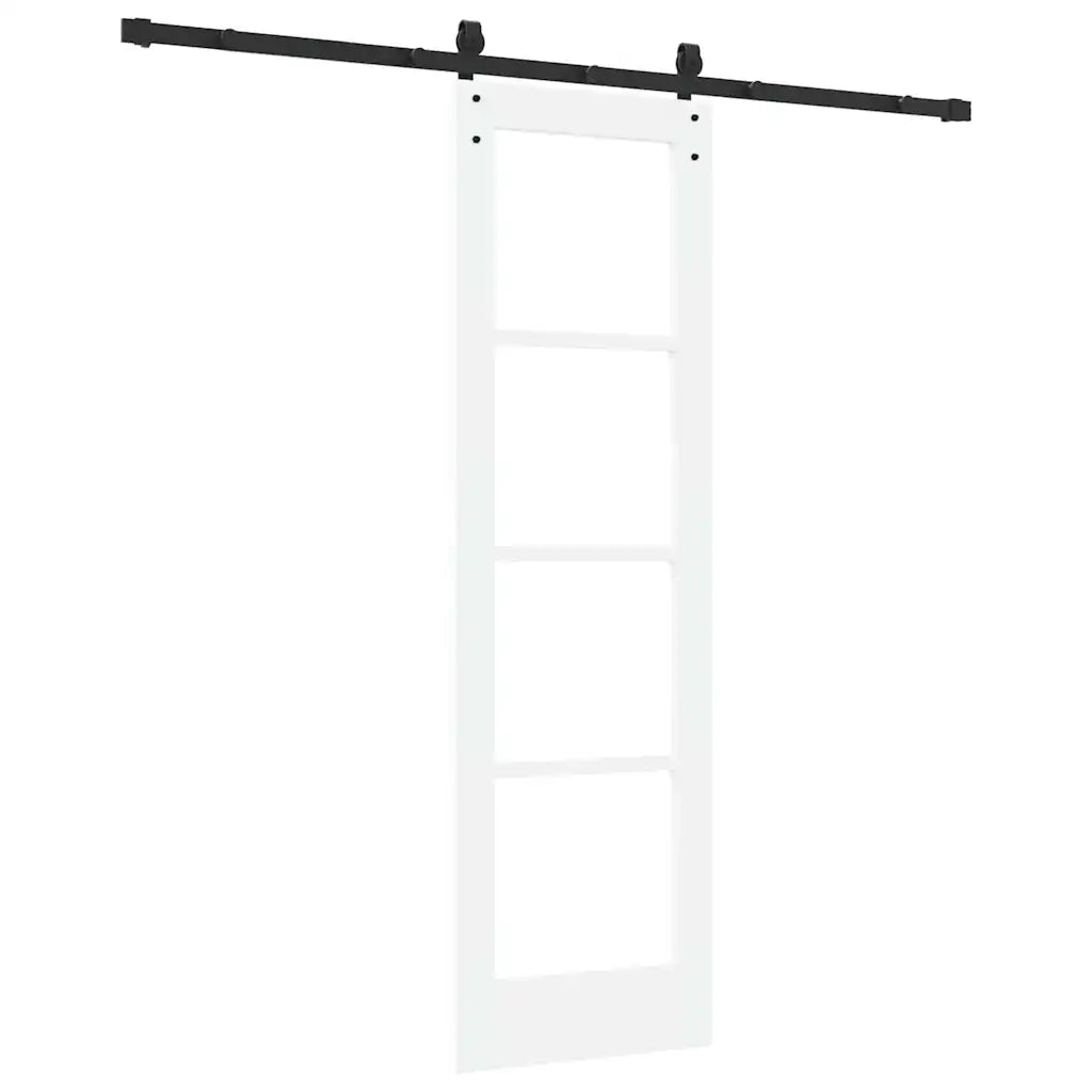 Porta scorrevole ORKDAL Bianco e Nero 61 x 198,5 cm 3331846