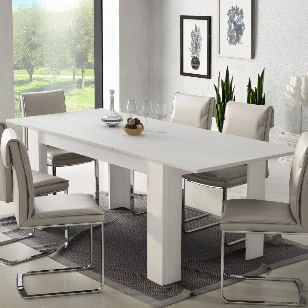 Campora, Tavolo Allungabile Allungabile, 220x90x75h cm Bianco