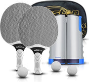 Set di racchette da ping-pong, set di racchette da ping-pong professionale con 3 palline, set di pedane da ping-pong in gomma