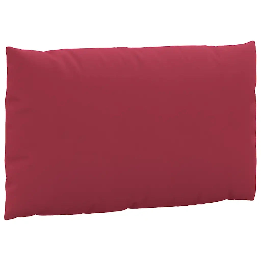 Cuscini per Pallet 2 pz Rosso Vino in Tessuto Oxford 361763